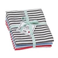 DII® I Love Paris Striped Heavyweight Dish Towels, 3ct.