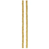 Gold Toned Metal Rondelle Beads, 4mm by Bead Landing™