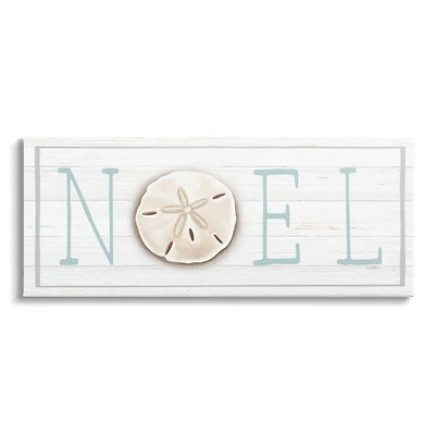 Stupell Industries Noel Holiday Sand Dollar Sign Canvas Wall Art