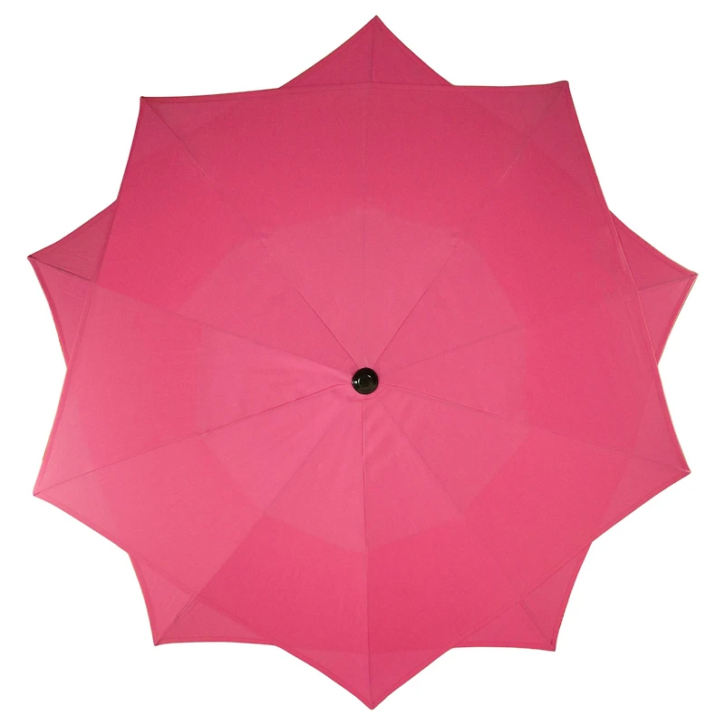 8.85ft. Outdoor Patio Lotus Umbrella