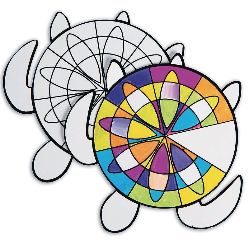 S&S® Worldwide Velvet Art 3D Turtle, 24ct.