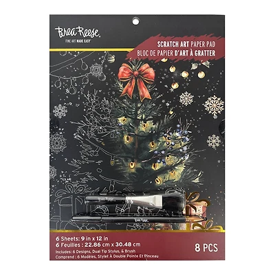 Brea Reese™ 9" x 12" Under the Tree Scratch Art Paper Pad