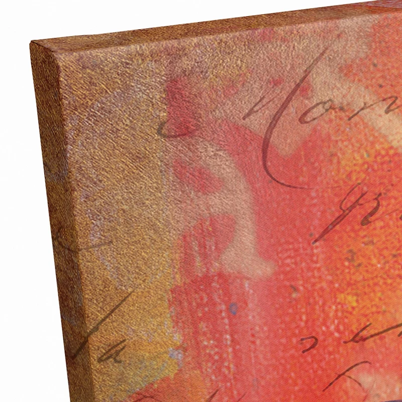 Traditional Orange and Blue Butterflies 24" x 24" Canvas Wall Art