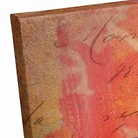 Traditional Orange and Blue Butterflies 24" x 24" Canvas Wall Art