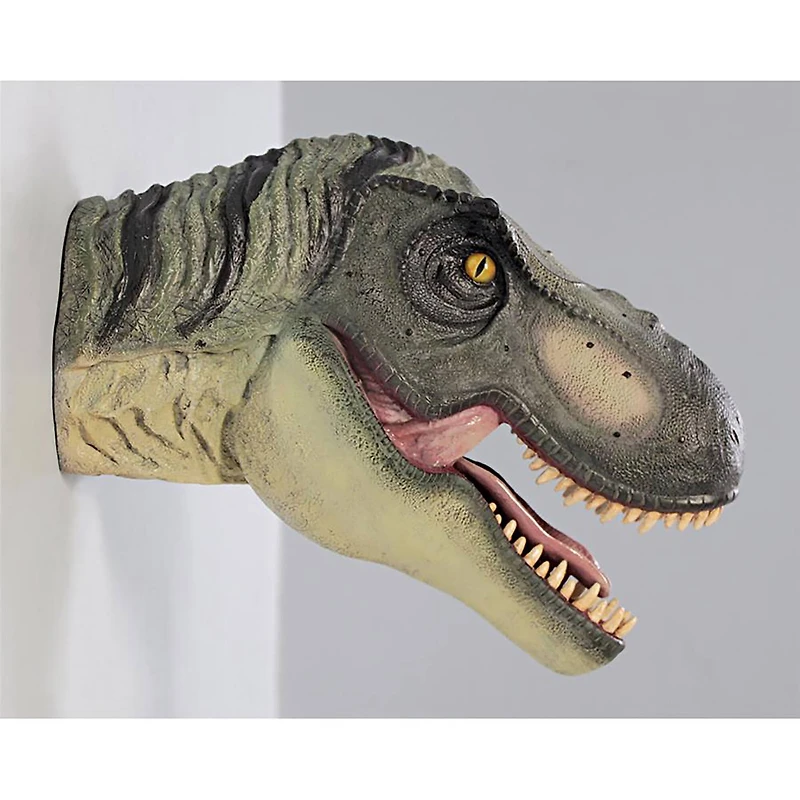 Design Toscano Tyrannosaurus Rex Dinosaur Wall Trophy Décor