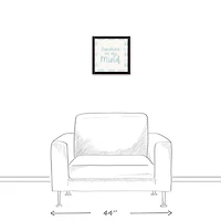 Sunshine On my Mind Black Framed Canvas