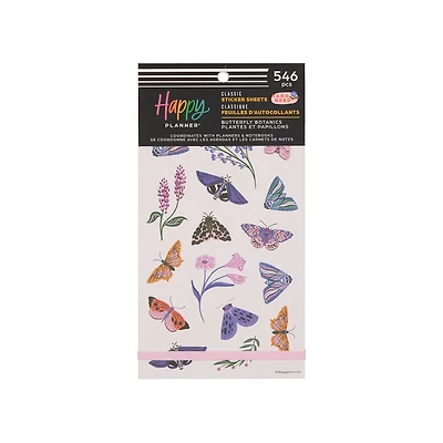 The Classic Happy Planner® Butterfly Botanics Sticker Book
