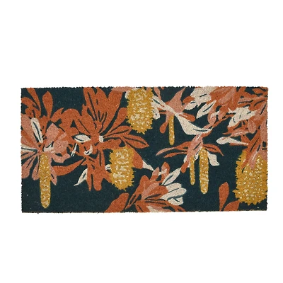 Hello Honey® Multicolor Floral Print Natural Coir Doormat