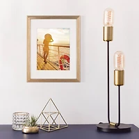 Aspect 8" x 10" Gold Narrow Frame with Mat by Studio Décor®