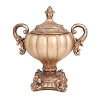 13" Bronze Traditional Decorative Jar