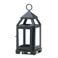 8.75" Black Mini Contemporary Lantern