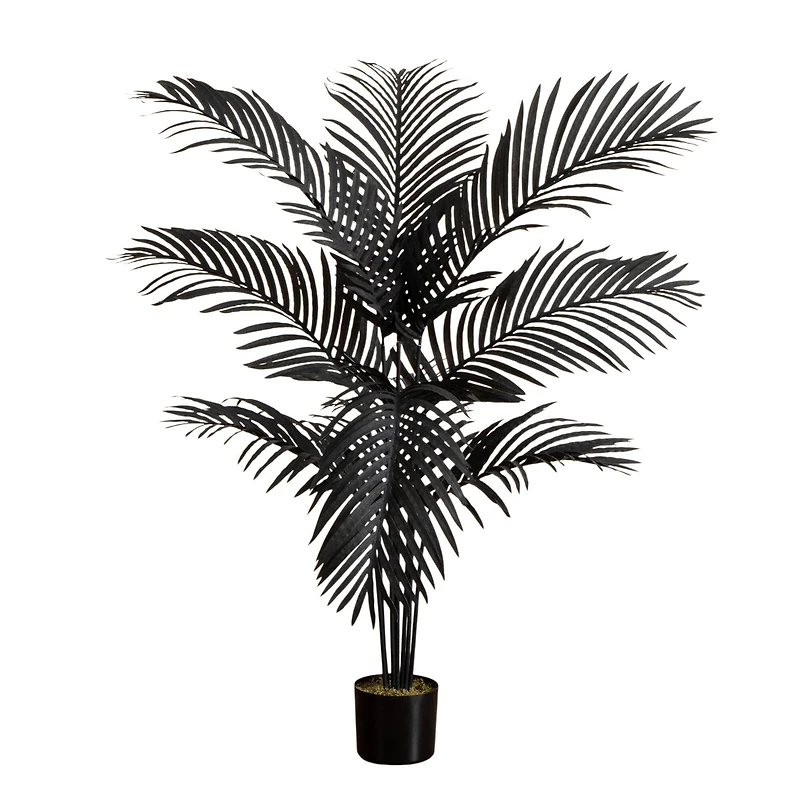 4ft. Artificial Halloween Black Paradise Palm Tree