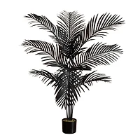 4ft. Artificial Halloween Black Paradise Palm Tree
