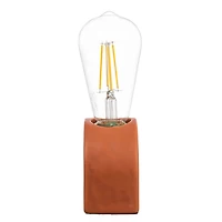 Hello Honey® 4" Scandinavian Terracotta Exposed Bulb Table Lamp