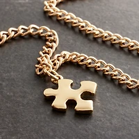 Charmalong™ 14K Gold Plated Puzzle Charm by Bead Landing™