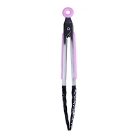 Mini Pink & Black Spiderweb Silicone Tongs by Makery™