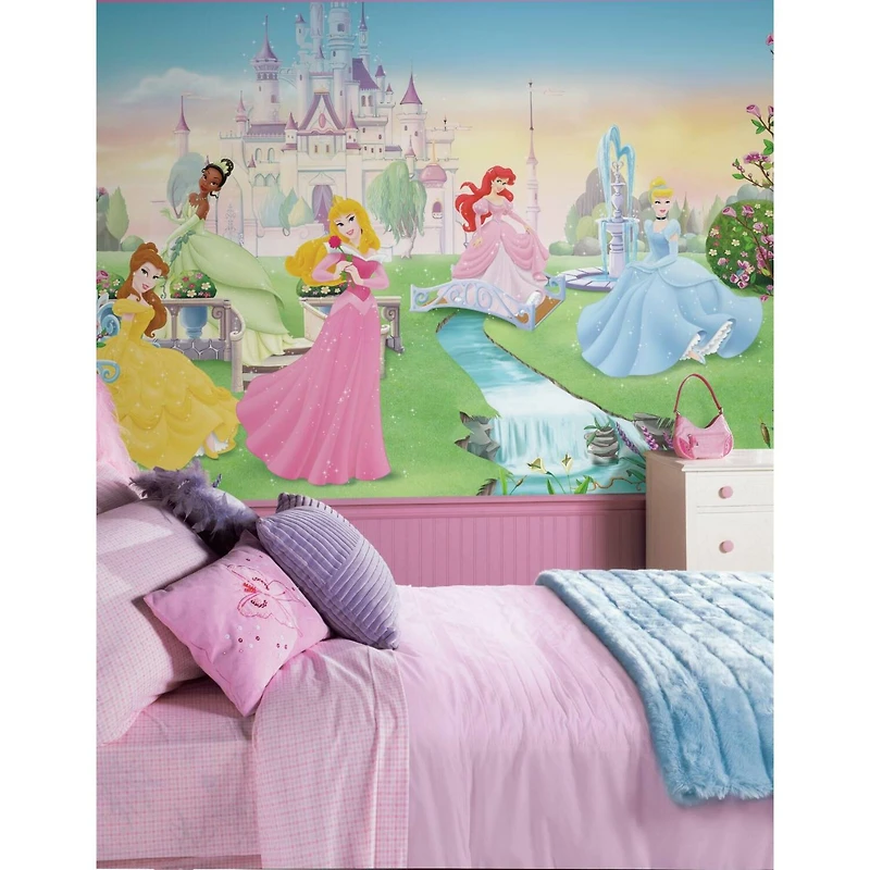 RoomMates Dancing Princess Chair Rail Prepasted Mural