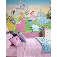 RoomMates Dancing Princess Chair Rail Prepasted Mural