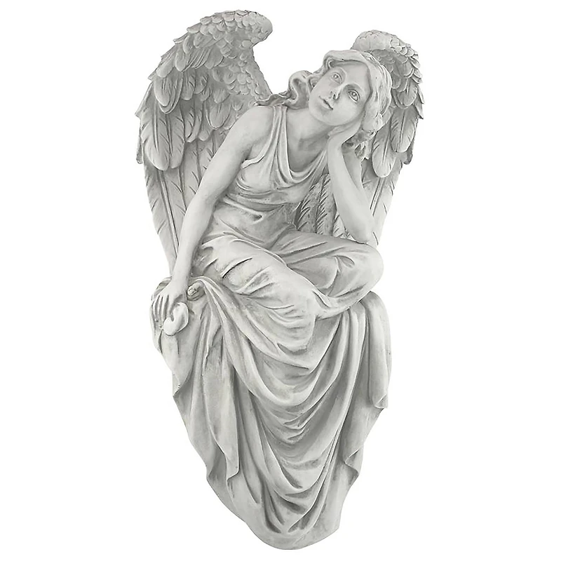 Design Toscano 18.5" Resting Grace Sitting Angel Sculpture