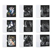 Brea Reese™ Winter Woodland Scratch Art Card Kit