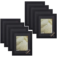 8 Pack: Black Gallery Wall Frame with Double Mat Airfloat Gallery™ by Studio Décor