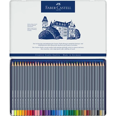 Faber-Castell® Goldfaber Aqua 36 Color Watercolor Pencil Tin Set