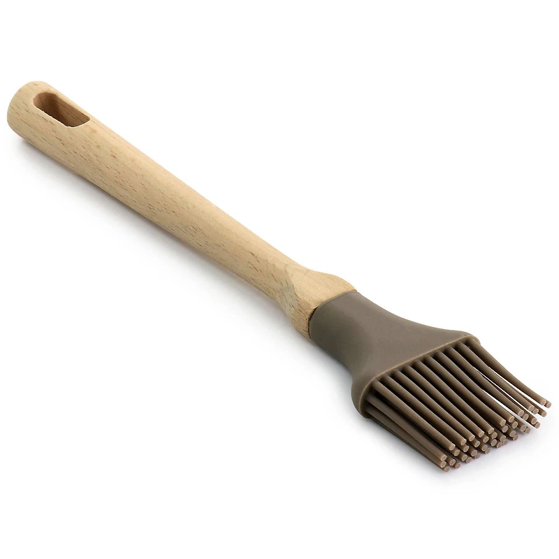 Martha Stewart Taupe Silicone Mini Brush Kitchen Utensil