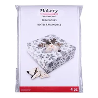 Snowflake Cookie Treat Boxes, 4ct. by Maker™