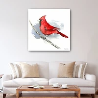 Birds Branches I Cardinal Canvas Giclee