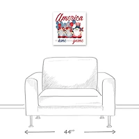 My Home Sweet Gnome Canvas Wall Art