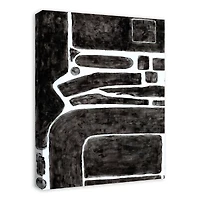 Shape Painting 18" x 24" Canvas Wall Art