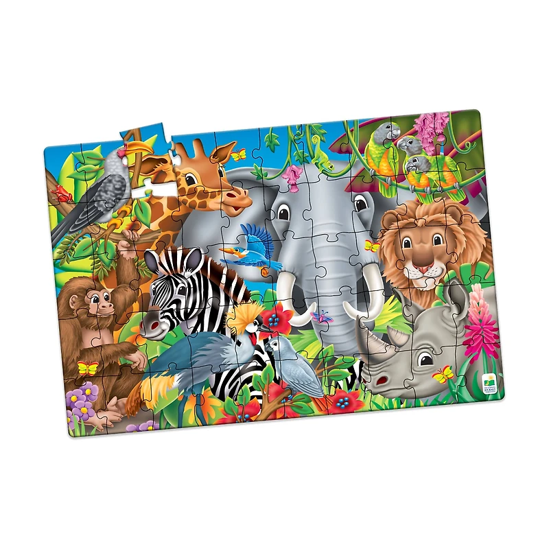 Jumbo Floor Puzzle - Animals of the World: 50 Pcs