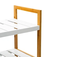 Organize It All Sonora Bamboo 2-Tier Stackable Shoe Racks, 2ct.