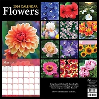 TF Publishing 2024 Flowers Wall Calendar