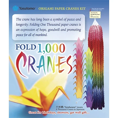 Yasutomo® 1,000 Cranes Origami Kit