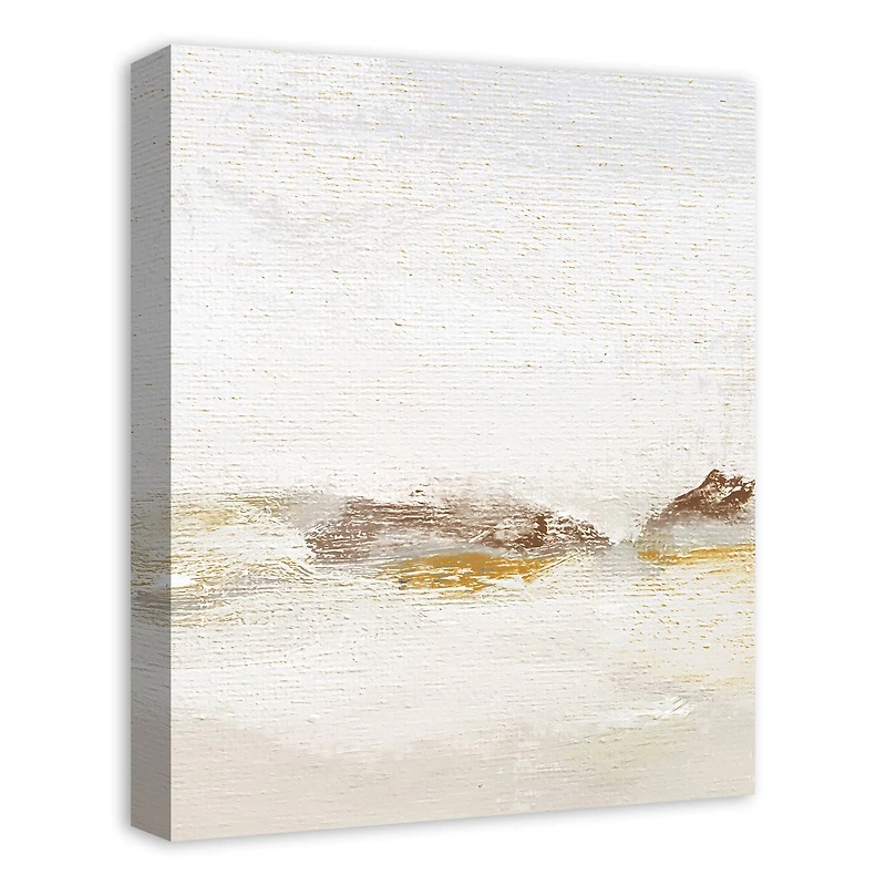 Warm Soft Waves 16" x 20" Canvas Wall Art