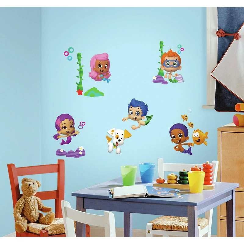 RoomMates Bubble Guppies Peel & Stick Wall Decals