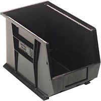 Quantum Storage Systems® Black 13.625" x 8.25" x 8" ULTRA Stack & Hang Bins, 12ct.