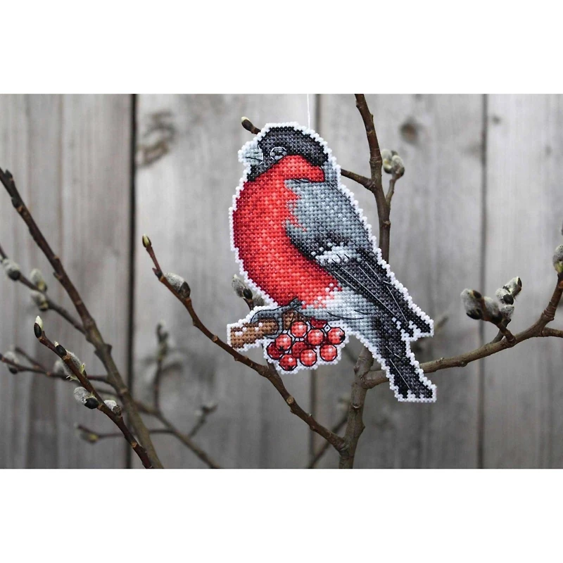 MP Studia Winter Messenger Plastic Canvas Counted Cross Stitch Kit