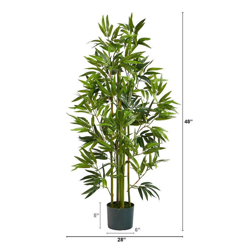 4ft. Potted Bamboo Artificial Tree