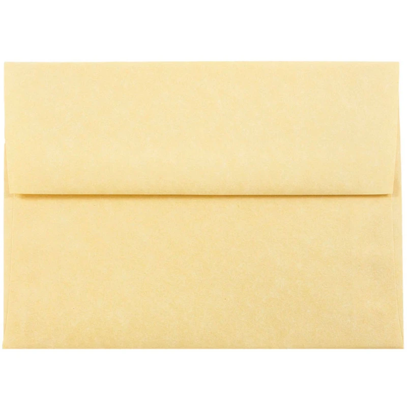 JAM Paper 4.75" x 6.5" Parchment Invitation Envelopes