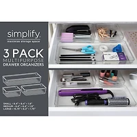 Simplify Multipurpose Drawer Organizers