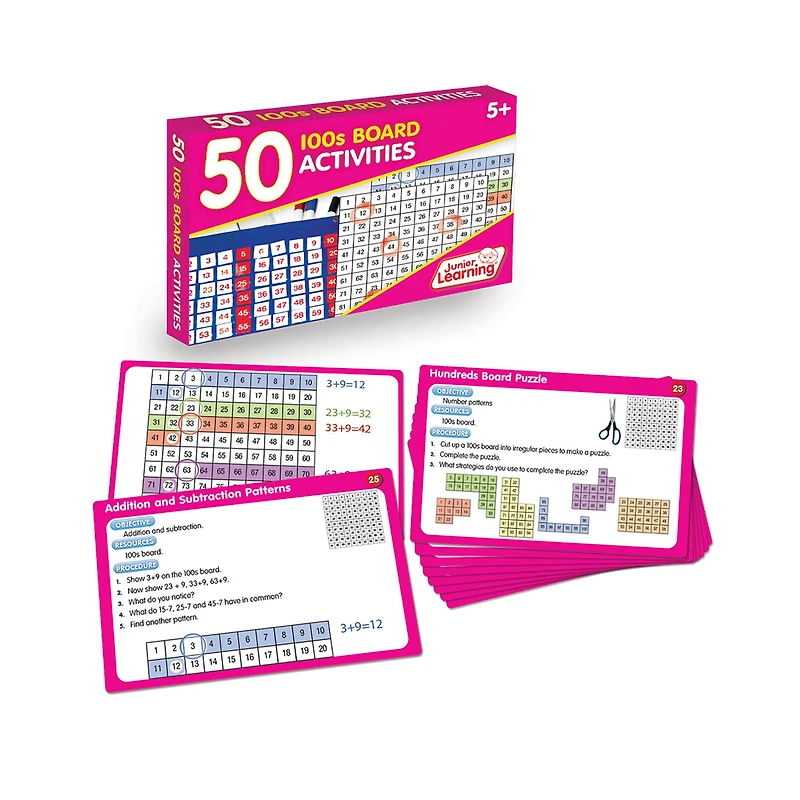 Junior Learning® 50 100s Board Activities Learning Set
