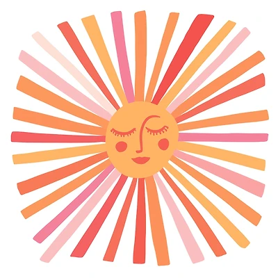 RoomMates CatCoq Sunshine Peel & Stick Giant Wall Decal