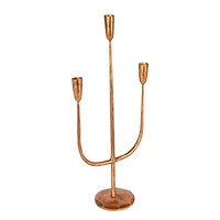 Hello Honey® 21.5" Copper Metal Candelabra