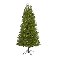 6.5ft. Pre-Lit Vancouver Spruce Artificial Christmas Tree, Warm White LED Lights