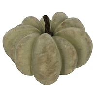 12" Sage with White Wash Decorative Pumpkin by Ashland®