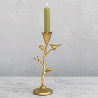 Hello Honey® Gold 10.5" Single Taper Metal Candelabra