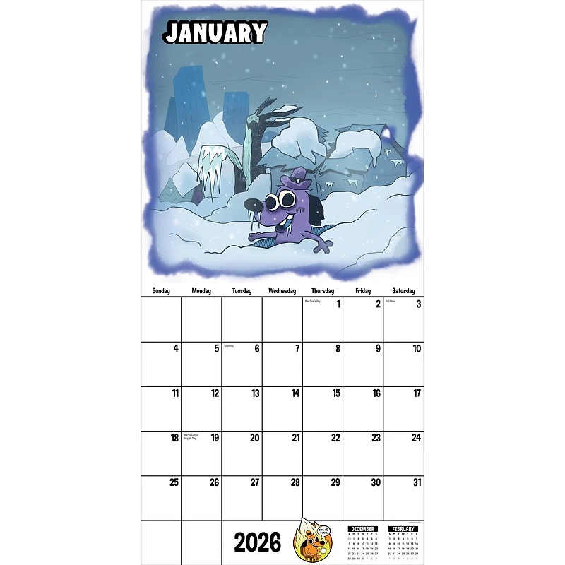 2026 THIS IS FINE Wall Calendar