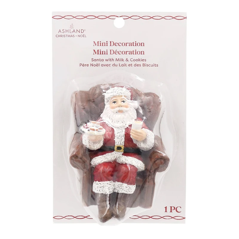 Mini Santa Sitting in Armchair Decoration by Ashland®